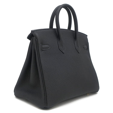 エルメス HERMES バーキン25 ブラック トゴ ハンドバッグ ゴールド金具 新品 未使用 黒 2023年製