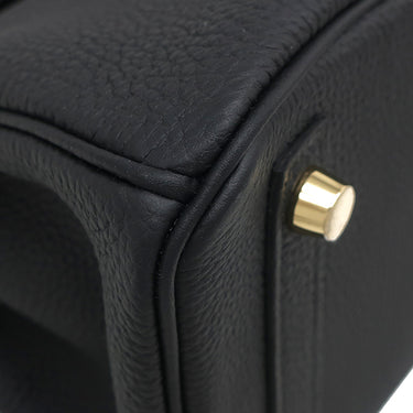 エルメス HERMES バーキン25 ブラック トゴ ハンドバッグ ゴールド金具 新品 未使用 黒 2023年製