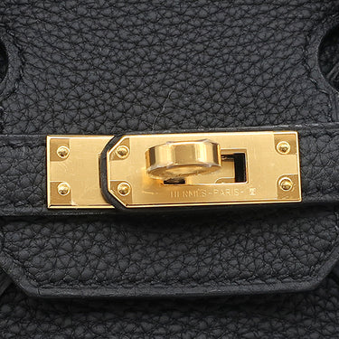 エルメス HERMES バーキン25 ブラック トゴ ハンドバッグ ゴールド金具 新品 未使用 黒 2023年製