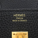 エルメス HERMES バーキン25 ブラック トゴ ハンドバッグ ゴールド金具 新品 未使用 黒 2023年製