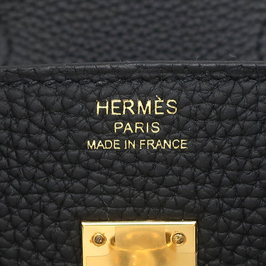 エルメス HERMES バーキン25 ブラック トゴ ハンドバッグ ゴールド金具 新品 未使用 黒 2023年製