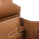 エルメス HERMES バーキン30 ゴールド トゴ ハンドバッグ シルバー金具 新品 未使用 茶 2025年製