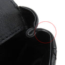 サンローラン SAINT LAURENT チェーンショルダー ブラック レザー ショルダーバッグ シルバー金具 モノグラム カサンドラ 黒 肩掛け
