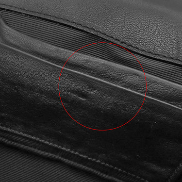 サンローラン SAINT LAURENT チェーンショルダー ブラック レザー ショルダーバッグ シルバー金具 モノグラム カサンドラ 黒 肩掛け