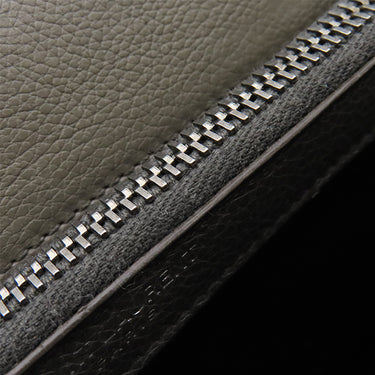 サンローラン SAINT LAURENT カレッジ ミディアム 428056 グレー レザー 2WAYバッグ シルバー金具 ハンドバッグ ショルダー
