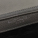 サンローラン SAINT LAURENT カレッジ ミディアム 428056 グレー レザー 2WAYバッグ シルバー金具 ハンドバッグ ショルダー