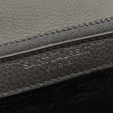 サンローラン SAINT LAURENT カレッジ ミディアム 428056 グレー レザー 2WAYバッグ シルバー金具 ハンドバッグ ショルダー