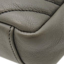 サンローラン SAINT LAURENT カレッジ ミディアム 428056 グレー レザー 2WAYバッグ シルバー金具 ハンドバッグ ショルダー