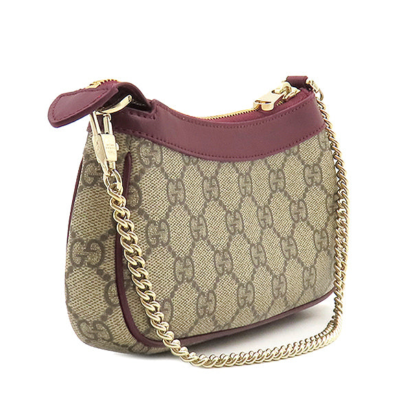 グッチ Gucci GGスプリーム チェーン ミニバッグ パンダ 818763