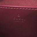 グッチ GUCCI GGスプリーム チェーン ミニバッグ パンダ 818763 ベージュ×ボルドー GGスプリームキャンバス レザー ハンドバッグ ゴールド金具 GGロゴ