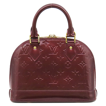 ルイヴィトン LOUIS VUITTON アルマ BB M91678 アマラント モノグラムヴェルニ 2WAYバッグ ゴールド金具 赤紫 ハンドバッグ パドロック欠品