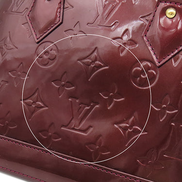 ルイヴィトン LOUIS VUITTON アルマ BB M91678 アマラント モノグラムヴェルニ 2WAYバッグ ゴールド金具 赤紫 ハンドバッグ パドロック欠品