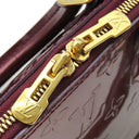 ルイヴィトン LOUIS VUITTON アルマ BB M91678 アマラント モノグラムヴェルニ 2WAYバッグ ゴールド金具 赤紫 ハンドバッグ パドロック欠品