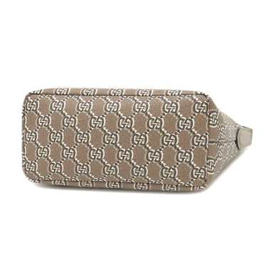 グッチ GUCCI GGシャドウ 795059 ブラウン GGキャンバス レザー ハンドバッグ ゴールド金具