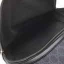 グッチ GUCCI GGスプリーム バックパック 771158 ブラック GGスプリームキャンバス リュック・デイパック シルバー金具 黒