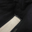 バレンシアガ BALENCIAGA ネイビーカバス XS 390346 ナチュラル×ブラック コットンキャンバス レザー 2WAYバッグ シルバー金具 白 黒