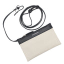 バレンシアガ BALENCIAGA ネイビーカバス XS 390346 ナチュラル×ブラック コットンキャンバス レザー 2WAYバッグ シルバー金具 白 黒