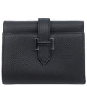 エルメス HERMES ベアン コンビネ ブラック ヴォーエプソン 三つ折り財布 ブラック金具 新品 未使用 ソーブラック モノクローム