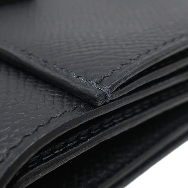エルメス HERMES ベアン コンビネ ブラック ヴォーエプソン 三つ折り財布 ブラック金具 新品 未使用 ソーブラック モノクローム
