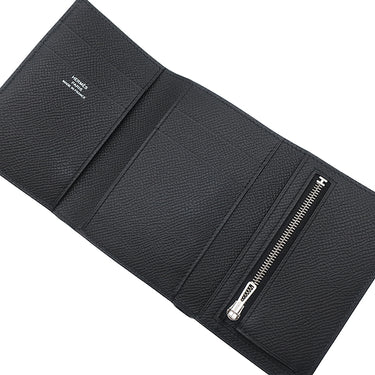 エルメス HERMES ベアン コンビネ ブラック ヴォーエプソン 三つ折り財布 ブラック金具 新品 未使用 ソーブラック モノクローム