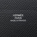エルメス HERMES ベアン コンビネ ブラック ヴォーエプソン 三つ折り財布 ブラック金具 新品 未使用 ソーブラック モノクローム