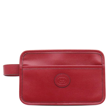 グッチ GUCCI インターロッキングG 625764 レッド レザー クラッチバッグ ゴールド金具 ワンポイント セカンドバッグ