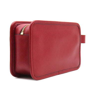 グッチ GUCCI インターロッキングG 625764 レッド レザー クラッチバッグ ゴールド金具 ワンポイント セカンドバッグ