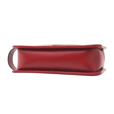 グッチ GUCCI インターロッキングG 625764 レッド レザー クラッチバッグ ゴールド金具 ワンポイント セカンドバッグ