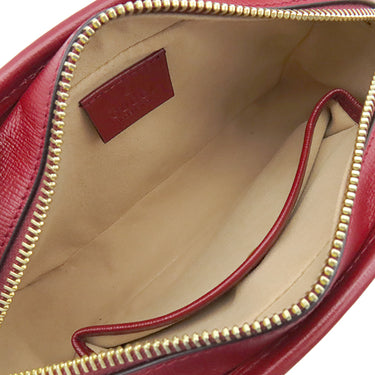 グッチ GUCCI インターロッキングG 625764 レッド レザー クラッチバッグ ゴールド金具 ワンポイント セカンドバッグ