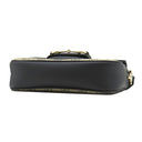 グッチ Gucci ホースビット 1955 スモール 81520 ベージュ×ブラック GGスプリームキャンバス レザー ショルダーバッグ シャンパンゴールド金具 黒