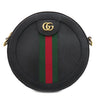 グッチ GUCCI オフィディア GG ミニ ラウンド ショルダー 550618 ブラック レザー ショルダーバッグ ゴールド金具 黒 緑 赤 チェーンショルダー