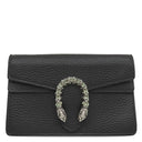グッチ GUCCI ディオニュソス ミニバッグ 476432 ブラック レザー メタル ショルダーバッグ シルバー金具 黒 タイガーヘッド スパー クロージャー