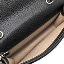 グッチ GUCCI ディオニュソス ミニバッグ 476432 ブラック レザー メタル ショルダーバッグ シルバー金具 黒 タイガーヘッド スパー クロージャー