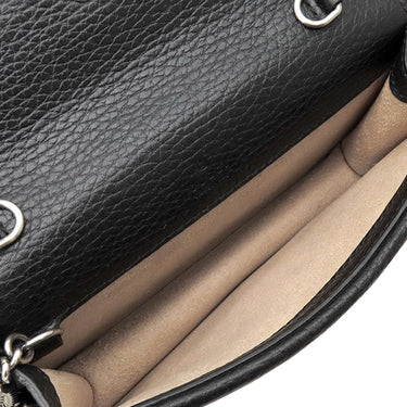 グッチ GUCCI ディオニュソス ミニバッグ 476432 ブラック レザー メタル ショルダーバッグ シルバー金具 黒 タイガーヘッド スパー クロージャー