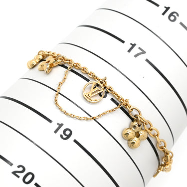 ルイヴィトン LOUIS VUITTON ブラスレ ブルーミング M64858 ゴールド GP ブレスレット LVサークル