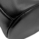 プラダ PRADA ミニ ネックレスポーチ 1NR002 ブラック ラムスキン ナッパレザー ポーチ シルバー金具 三角ロゴ