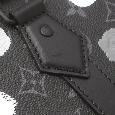 ルイヴィトン LOUIS VUITTON LV×YK サックプラ M46404 モノグラムエクリプス レザー モノグラムエクリプスキャンバス 2WAYバッグ マットブラック金具 草間彌生 ショルダー トートバッグ