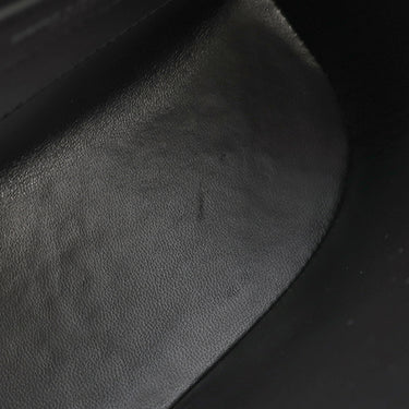 サンローラン SAINT LAURENT ジューン ボックス 710298 ブラック ラムスキン ショルダーバッグ マットシルバー金具 YSLロゴ