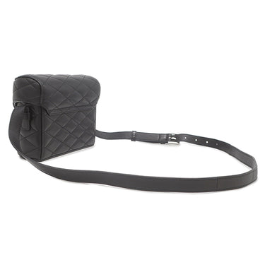 サンローラン SAINT LAURENT ジューン ボックス 710298 ブラック ラムスキン ショルダーバッグ マットシルバー金具 YSLロゴ