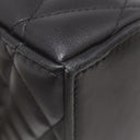 サンローラン SAINT LAURENT ジューン ボックス 710298 ブラック ラムスキン ショルダーバッグ マットシルバー金具 YSLロゴ