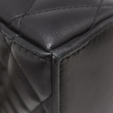 サンローラン SAINT LAURENT ジューン ボックス 710298 ブラック ラムスキン ショルダーバッグ マットシルバー金具 YSLロゴ