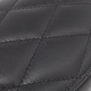 サンローラン SAINT LAURENT ジューン ボックス 710298 ブラック ラムスキン ショルダーバッグ マットシルバー金具 YSLロゴ
