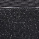 グッチ GUCCI インターロッキングG メッセンジャーバッグ 735111 ブラック レザー 2WAYバッグ シルバー金具 ブリーフケース ショルダー セカンドバッグ