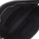グッチ GUCCI インターロッキングG メッセンジャーバッグ 735111 ブラック レザー 2WAYバッグ シルバー金具 ブリーフケース ショルダー セカンドバッグ