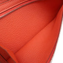 エルメス HERMES ベアンスフレ カプシ－ヌ シェブルミゾル 長財布 シルバー金具 二つ折り財布