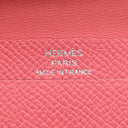 エルメス HERMES ベアンミニ ローズアザレ ヴォーエプソン 二つ折り財布 シルバー金具 ピンク コンパクト 2025年製