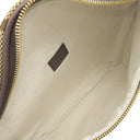 グッチ GUCCI ジャンボGG ベルトバッグ 696031 ベージュ×ブラウン レザー ジャンボGGキャンバス ボディバッグ ゴールド金具 ウエストバッグ 茶