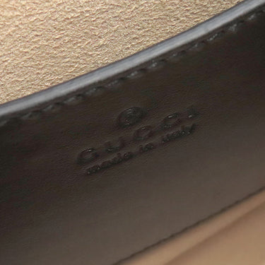 グッチ GUCCI GGマーモント キルティング 696123 ブラック レザー 2WAYバッグ ゴールド金具 黒 ショルダー ハンドバッグ
