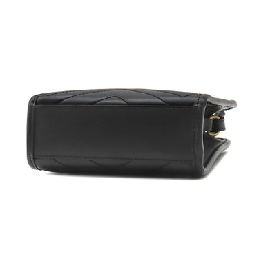 グッチ GUCCI GGマーモント キルティング 696123 ブラック レザー 2WAYバッグ ゴールド金具 黒 ショルダー ハンドバッグ