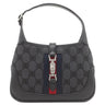 バレンシアガ BALENCIAGA ザ ハッカー プロジェクト ジャッキー 1961 680132 ブラック キャンバス レザー 2WAYバッグ シルバー金具 黒 GUCCI グッチ コラボ